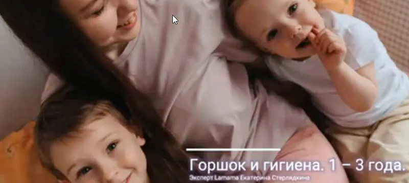 Скачать курс «[LaMama] Горшок, высаживания, гигиена для детей 1-3 лет (Екатерина Стерлядкина)» — слив курса