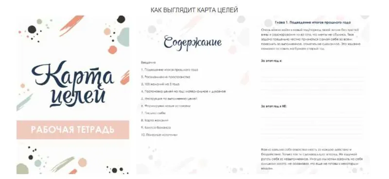 Скачать курс «Рабочая тетрадь  Карта целей  (Сабина Филина)» — слив курса