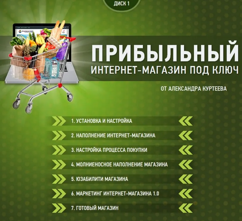 Скачать курс «Прибыльный интернет-магазин под ключ (Александр Куртеев)» — слив курса