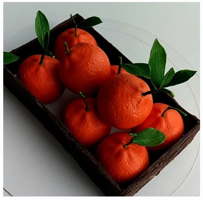 Скачать курс «Мандарины - муссовые пирожные с шоколадными листьями (smuglyanochka_)» — слив курса