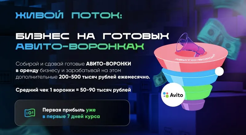 Скачать курс «Бизнес на готовых Авито-воронках. Тариф Бизнес (Владимир Иннер)» — слив курса
