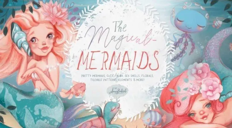 Скачать курс «[creativemarket] The Magical Mermaids (Анна Бабич)» — слив курса