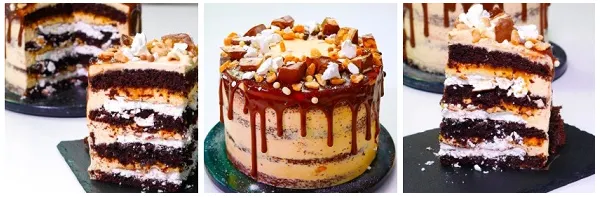 Скачать курс «[Pastry School] Торт "Сникерс"» — слив курса