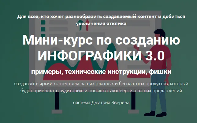 Скачать курс «Мини-курс по созданию инфографики 3.0 (Дмитрий Зверев)» — слив курса