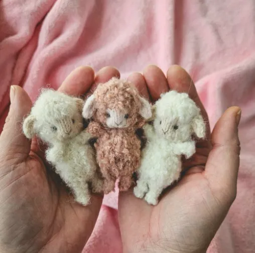 Скачать курс «Мини овечка спицами (Дарья Монахова)» (softo toys) — слив курса