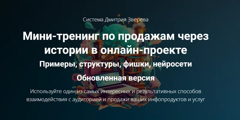 Скачать курс «Мини тренинг по продажам через истории в онлайн проекте. Тариф Мини тренинг по историям (Дмитрий Зверев)» — слив курса