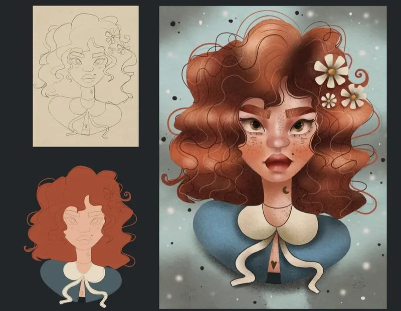 Скачать курс «[nelli_suneli] Стилизованный портрет в Procreate (Нелли Санейл)» — слив курса