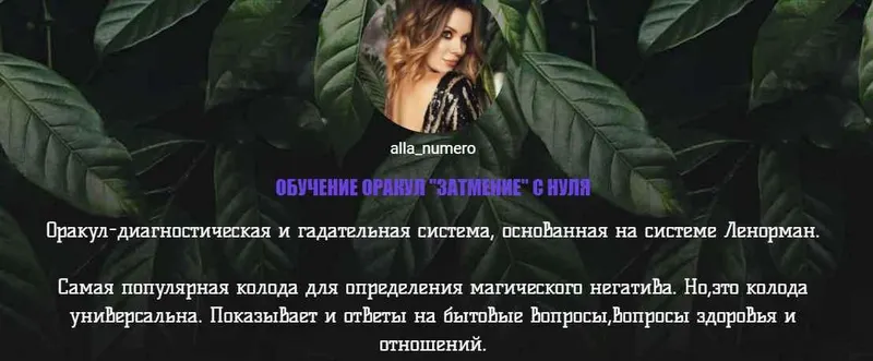 Скачать курс «Обучение Оракул "Затмение" с нуля. Тариф Без обратной связи (alla_nera)» — слив курса