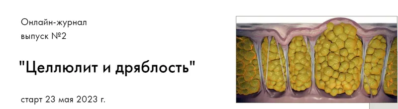 Скачать курс «Онлайн-журнал Целлюлит и дряблость. Выпуск №2 (Оксана Килина)» — слив курса