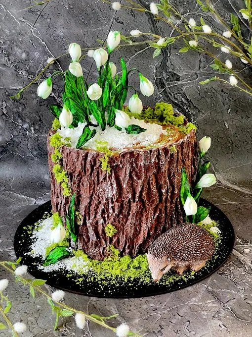 Скачать курс «[Anastasiya_bakery] Торт Весенний пень (Анастасия Политыкина)» — слив курса