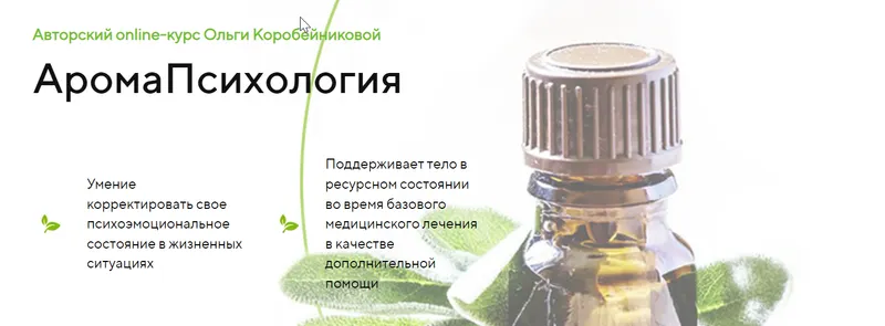 Скачать курс «АромаПсихология. Модуль 4 (Ольга Коробейникова)» — слив курса