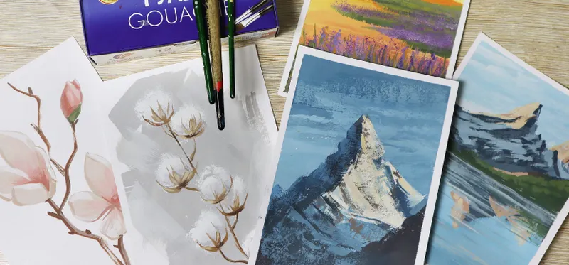 Скачать курс «[Art box school] Для начинающих. Гуашь. Акрил» — слив курса