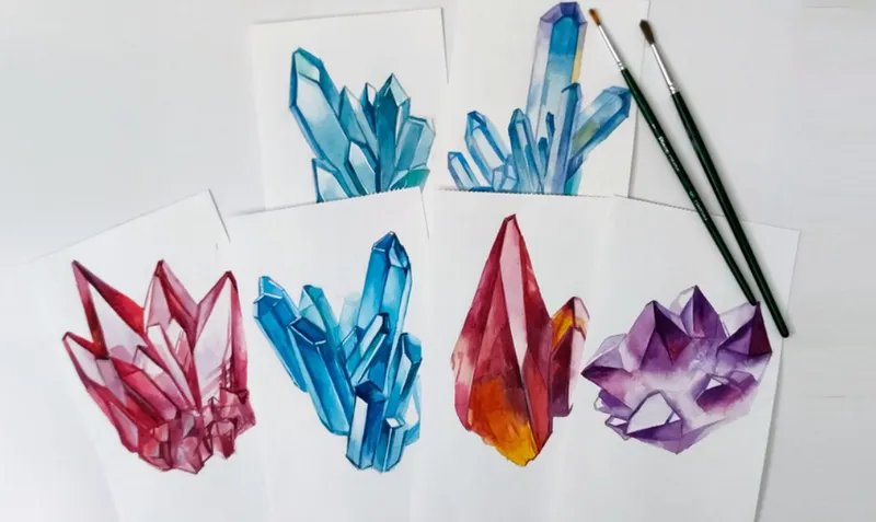 Скачать курс «[ArtBoxStudio] Кристаллизация. Акварель» — слив курса