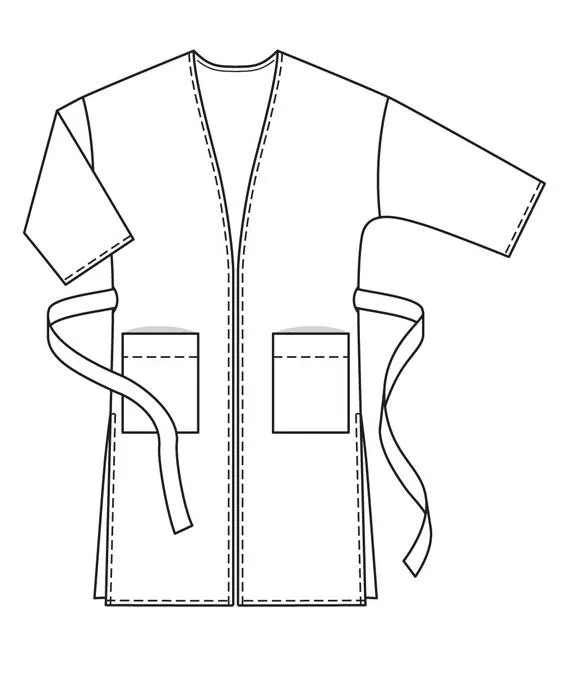 Скачать курс «[BurdaStyle] Кимоно №106. Выкройка из Burda 4/2019» — слив курса
