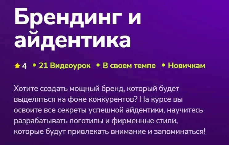 Скачать курс «Брендинг и айдентика (Дарина Костина)» — слив курса