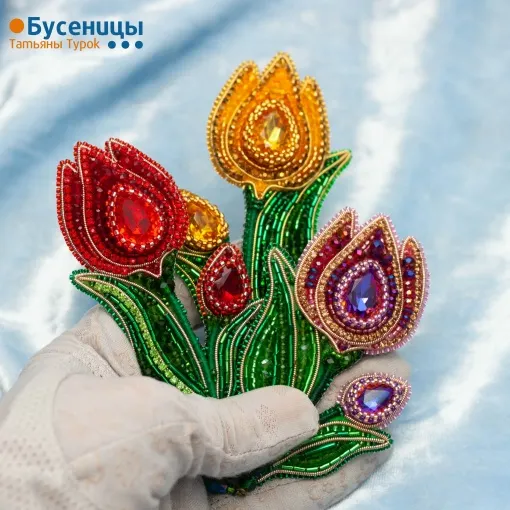 Скачать курс «Брошь Тюльпан + серьги (Татьяна Турок)» — слив курса