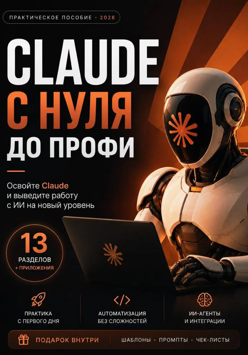 Скачать курс «Claude в деле. Практическое руководство с нуля до профи (Руслан Куликов)» (автоматизация бизнес-процессов) — слив курса