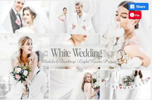Скачать курс «[Creativefabrica] 12 White Wedding Lightroom Presets» — слив курса