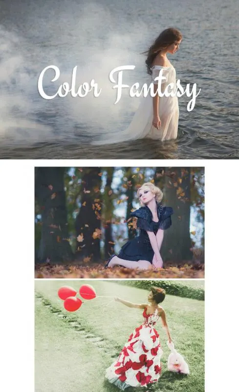 Скачать курс «[CreativeMarket] Цветные фантазии  Color Fantasy Lightroom Presets» — слив курса