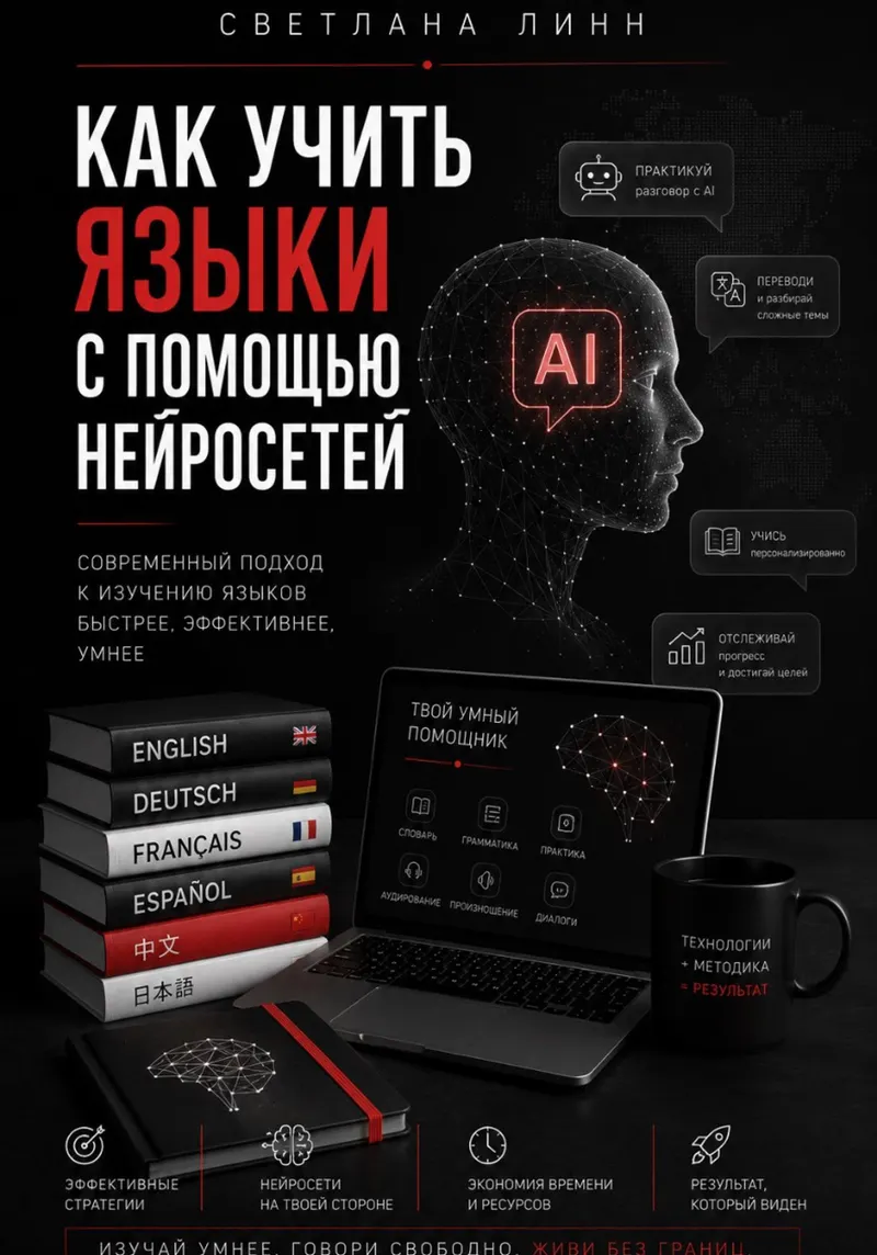 Скачать курс «Как учить языки с помощью нейросетей (Светлана Линн)» (изучение английского) — слив курса