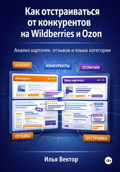 Скачать курс «Как отстраиваться от конкурентов на Wildberries и Ozon. Анализ карточек, отзывов и языка категории (Илья Вектор)» — слив курса