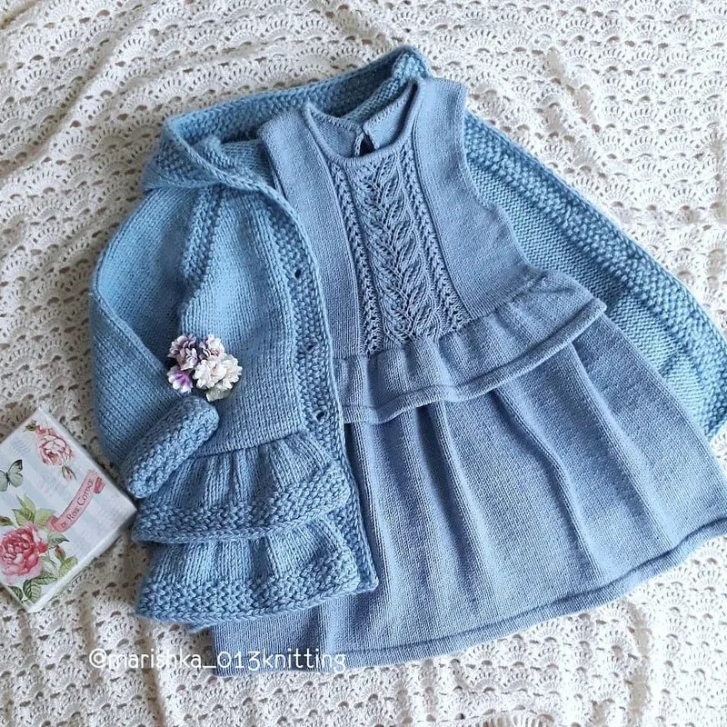 Скачать курс «Кардиган Принцесса и Сарафан Belle (marishka_013knitting)» — слив курса
