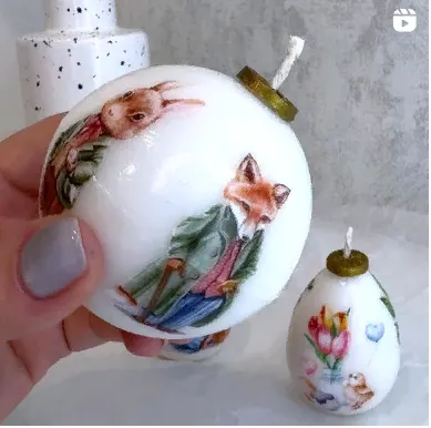 Скачать курс «Керамические свечи. Шар и яйцо с птичкой (larose_candles)» — слив курса
