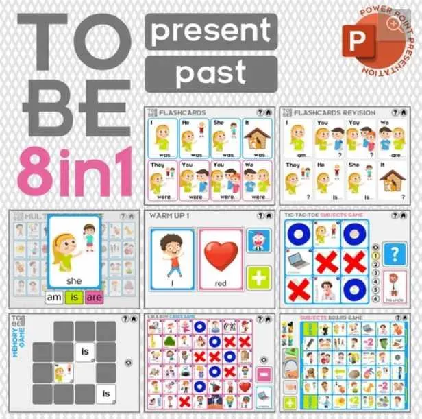 Скачать курс «[Language Stuff] To Be. 8in1 PowerPoint Presentation (Андрей Хрулёв, Женя Плясунова)» — слив курса