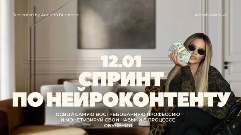 Скачать курс «Спринт по нейроконтенту 12.01. Тариф PRO (Анетта Дамаева)» — слив курса