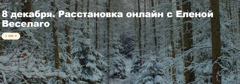Скачать курс «Расстановка онлайн с Еленой Веселаго. 8 декабря 2021 (Елена Веселаго)» — слив курса