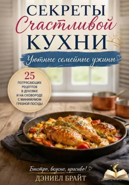 Скачать курс «Секреты Счастливой Кухни: Уютные Семейные Ужины (Дэниел Брайт)» (домашние рецепты) — слив курса
