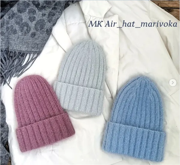 Скачать курс «Шапочки 3 в 1 Аir hat (marivoka_knit)» — слив курса