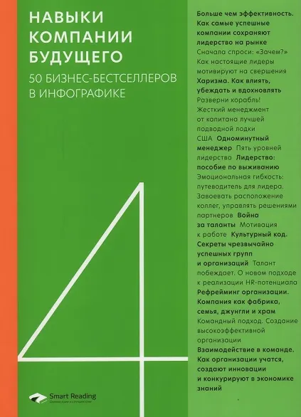 Скачать курс «[Smart Reading] Навыки компании будущего. 50 бизнес-бестселлеров в инфографике» — слив курса