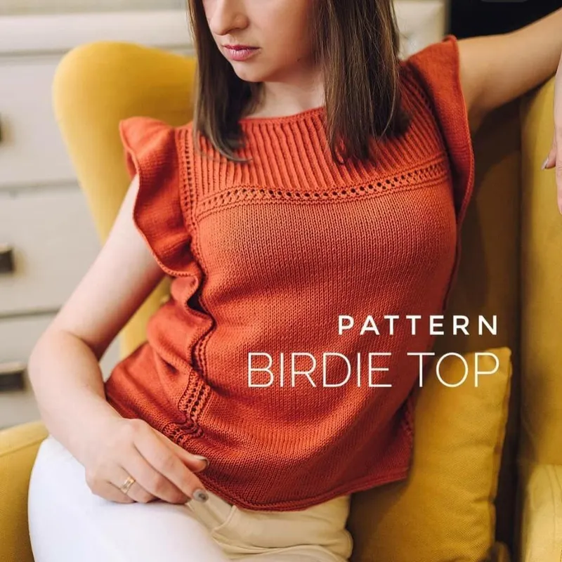 Скачать курс «Топ Birdie top (Инна Скробова) @skrobova_knits» — слив курса