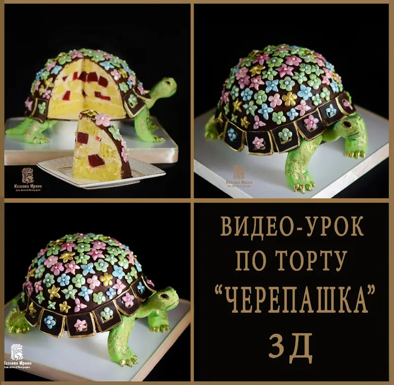 Скачать курс «Торт Черепашка (Ирина Козлова)» — слив курса
