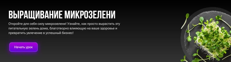 Скачать курс «Выращивание микрозелени (Александр Шишов)» — слив курса