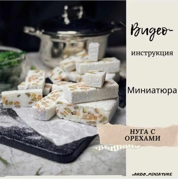 Скачать курс «Видеоинструкция «Нуга с орехами» (ardo_miniature)» — слив курса