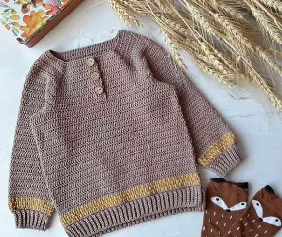 Скачать курс «[Вязание]  Детский свитер «Every Day» (ksy_crochet)» — слив курса