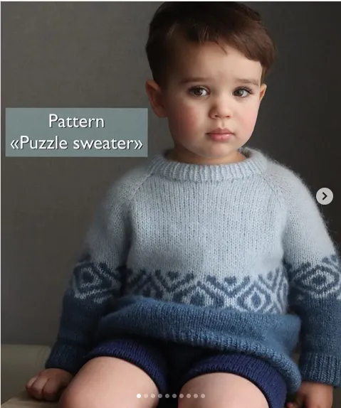 Скачать курс «[Вязание] Свитер «Puzzle» (lublu.knit)» — слив курса
