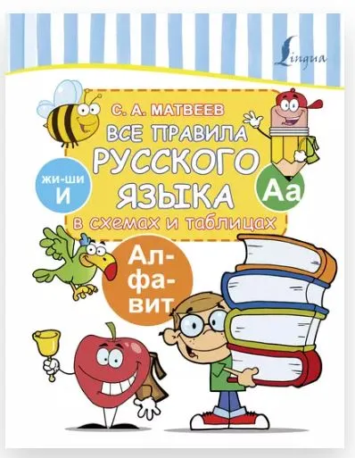 Скачать курс «Все правила русского языка в схемах и таблицах. Алфавит (Сергей Матвеев)» — слив курса