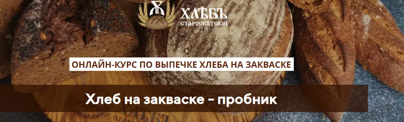 Скачать курс «Хлеб на закваске - пробник (Светлана Аристова)» — слив курса