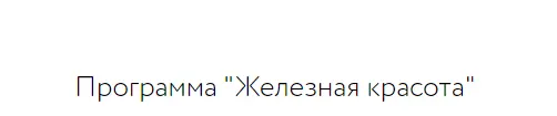 Скачать курс «Железная красота (Анна Шутова)» — слив курса