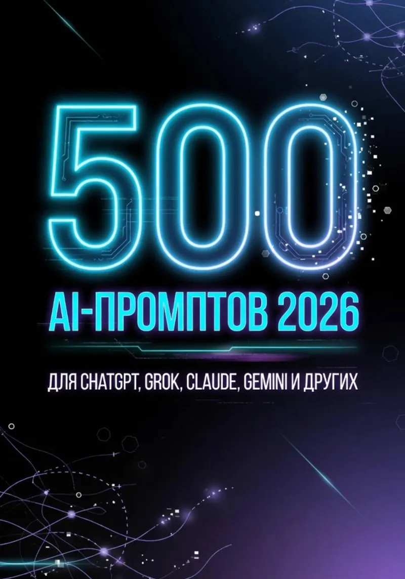 Скачать курс «500 лучших AI-промптов 2026. Для ChatGPT, Grok, Claude, Gemini и других моделей (Игорь Проскурин)» — слив курса