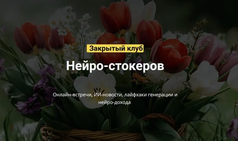 Скачать курс «Закрытый клуб нейро-фотостокеров. Март 2025 (Вадим Закиров)» — слив курса
