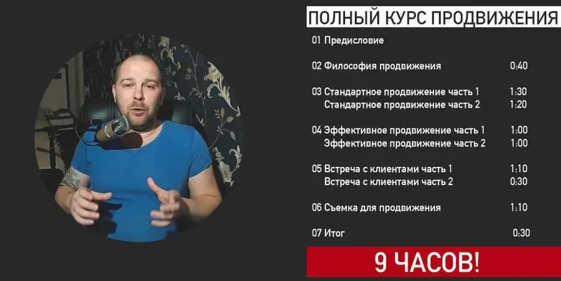 Скачать курс «Продвижение фотографа (Сергей Рожнов)» — слив курса