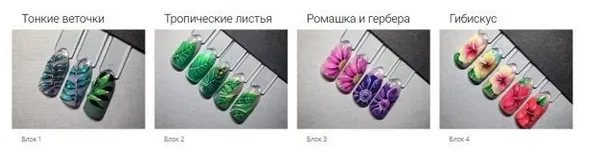 Скачать курс «Онлайн-курс художественной росписи ногтей для практикующих нейл-дизайнеров. Курс FLOWERS  (Юлия Баранова)» — слив курса