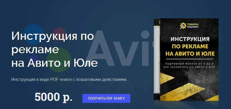 Скачать курс «Инструкция по рекламе на Авито и Юле (Дмитрий Дьяков)» — слив курса