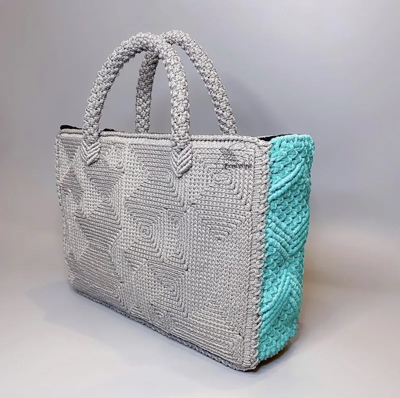 Скачать курс «Сумка Pixel (bomboknit)» — слив курса