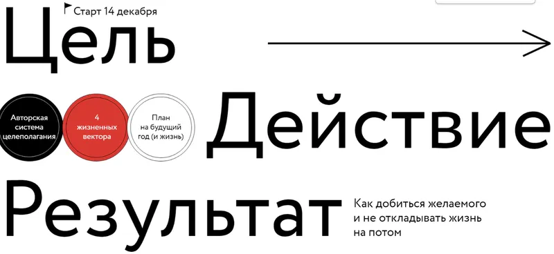 Скачать курс «[МИФ. Курсы] Цель → Действие → Результат  (Владимир Моженков)» — слив курса