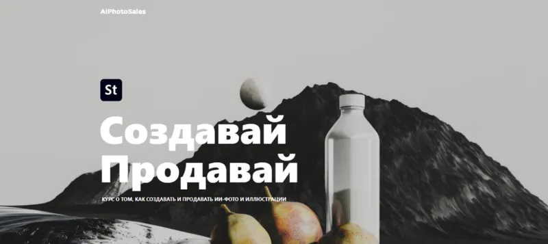 Скачать курс «[AIPhotoSales] Как создавать и продавать ИИ-фото и иллюстрации  (Вячеслав Озеров)» — слив курса